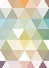 Obraz premium Abstract color Low-Polygones Generative Art background illustration