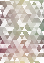 Abstract color Low-Polygones Generative Art background illustration