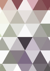Abstract color Low-Polygones Generative Art background illustration