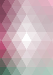 Abstract color Low-Polygones Generative Art background illustration