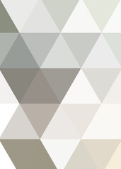 Obraz premium Abstract color Low-Polygones Generative Art background illustration