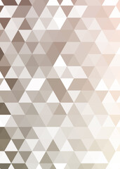 Fototapeta premium Abstract color Low-Polygones Generative Art background illustration