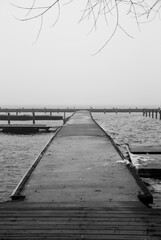Obraz premium pier on a lake