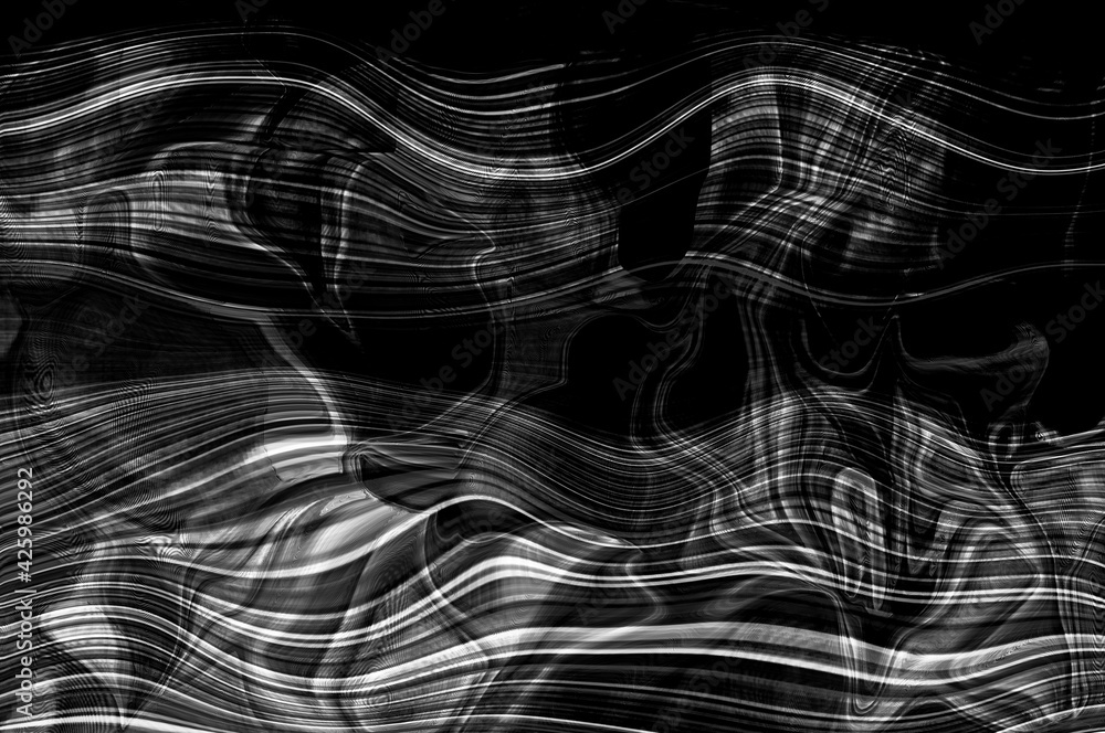 Poster abstract digital wave pattern / abstract minimalistic background of a digital monochrome wave patter