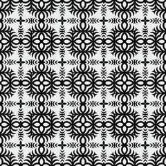 Foto op Canvas Vector ornamental seamless pattern. Background and wallpaper in ethnic style. Vector illustration can be used for backgrounds, motifs, textile, wallpapers, fabrics, gift wrapping, templates. © Naftalin_KG