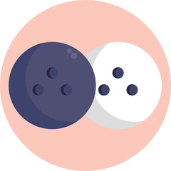 Bowling Icon. Vector Illustration.