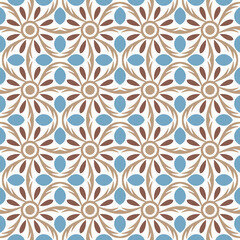 Ornament seamless pattern. Mandala background