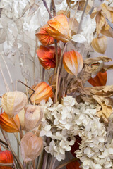 Dried flowers composition