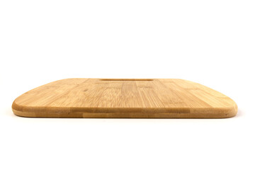 Top view high quality wood cutting board, brown wood. Chopping boards made from natural bamboo....