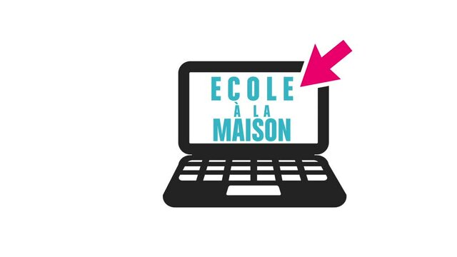 &eacute;cole &agrave; la maison- confinement