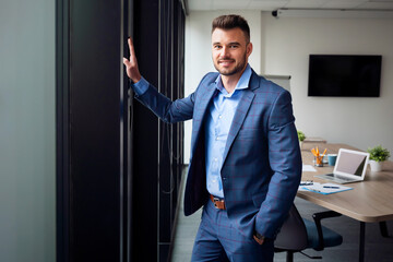 Portrait of a businessman in the office