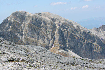 Montagna italiana sentieri rocce veduta campo imperatore abruzzo