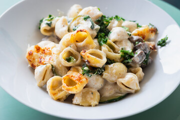 Baked  pasta with Bechamel white Sauce 
