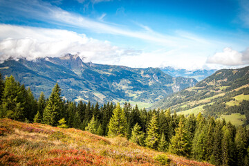 mountains in the alps, gastein valley, fulseck, austria, dorfgastein, hiking, outdoors