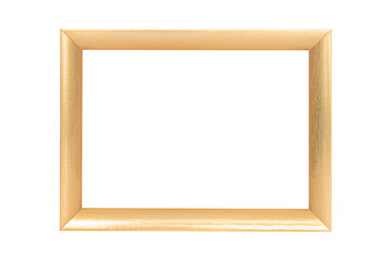 gold frame, on a white background