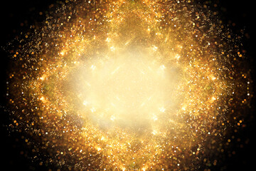 gold background for cosmetic products