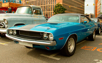 American clasical muscle car 1970.