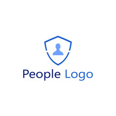 the icon of the person in the middle of the shield