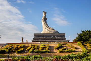 Statue of Mazu. Matsu Park in Kinmen.