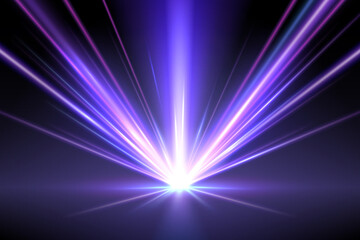 Abstract neon light rays background - 426003005