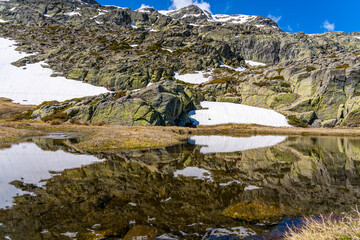 Reflejos en la Laguna de los Pájaros