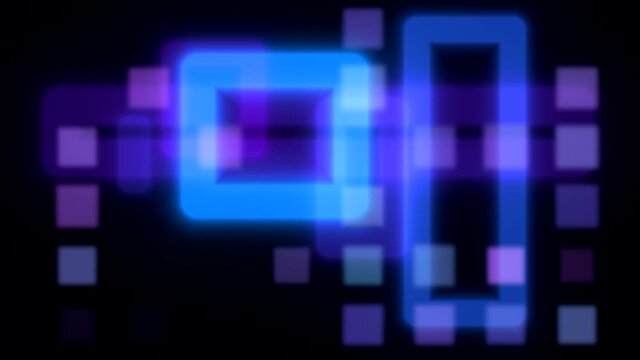 Background: Rapid squares. Movement