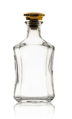 empty bottle of whiskey