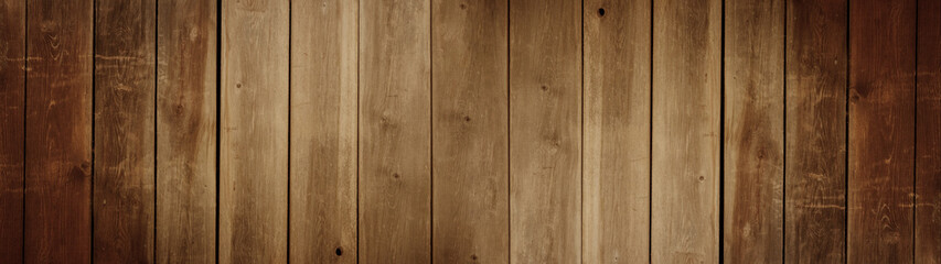 Fototapeta premium Old brown rustic dark wooden texture - wood timber background panorama long banner