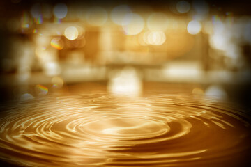 gold background for cosmetic products