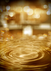 gold background for cosmetic products