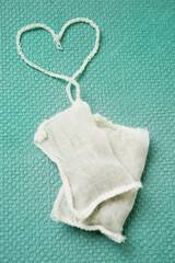 Lemon Verbena tea with lemon