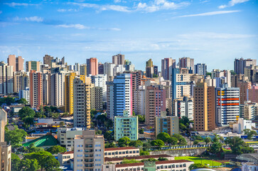 Fototapeta na wymiar Buildings and architecture. Londrina city, Brazil.