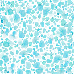 Fototapeta na wymiar Pattern abstract paint spots on white background. Color watercolor stains and blots.
