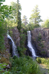 Fototapeta na wymiar Wasserfall Stalpet in Suedschweden