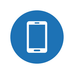Smart phone icon vector graphic illustration