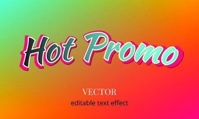 editable text effects, vector illustration.
