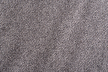 Gray textiles. Abstract background. Close-up wool material.