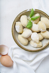 Home made potato gnocci