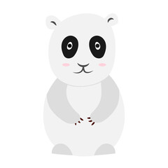cute panda cartoon
