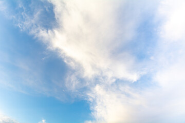 Obraz premium Colorful sky at sunset, background. 