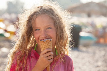 Child with ice cream