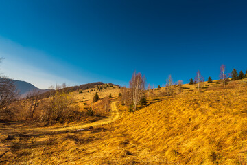 Landscape of Chuprene Nature Reserve, in Balkan Mountains, Bulgaria 