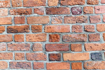 Wall from old bricks. Perfect as a background or texture.
