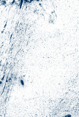 Abstract art background splash of dark blue liquid paint watercolor technique hand drawn illustration