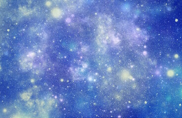 Fototapeta na wymiar blue background with stars
