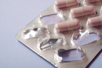 Pills in blister