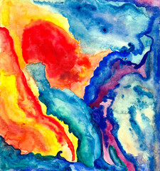 abstract watercolor colorful bright background