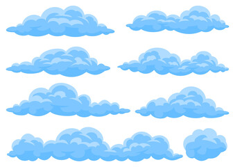 Set of vector clouds