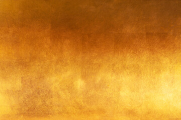 Gold abstract background or texture and gradients shadow horizontal shape