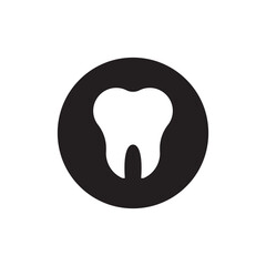 Tooth Icon. Dentistry symbol for your web site design, logo, app